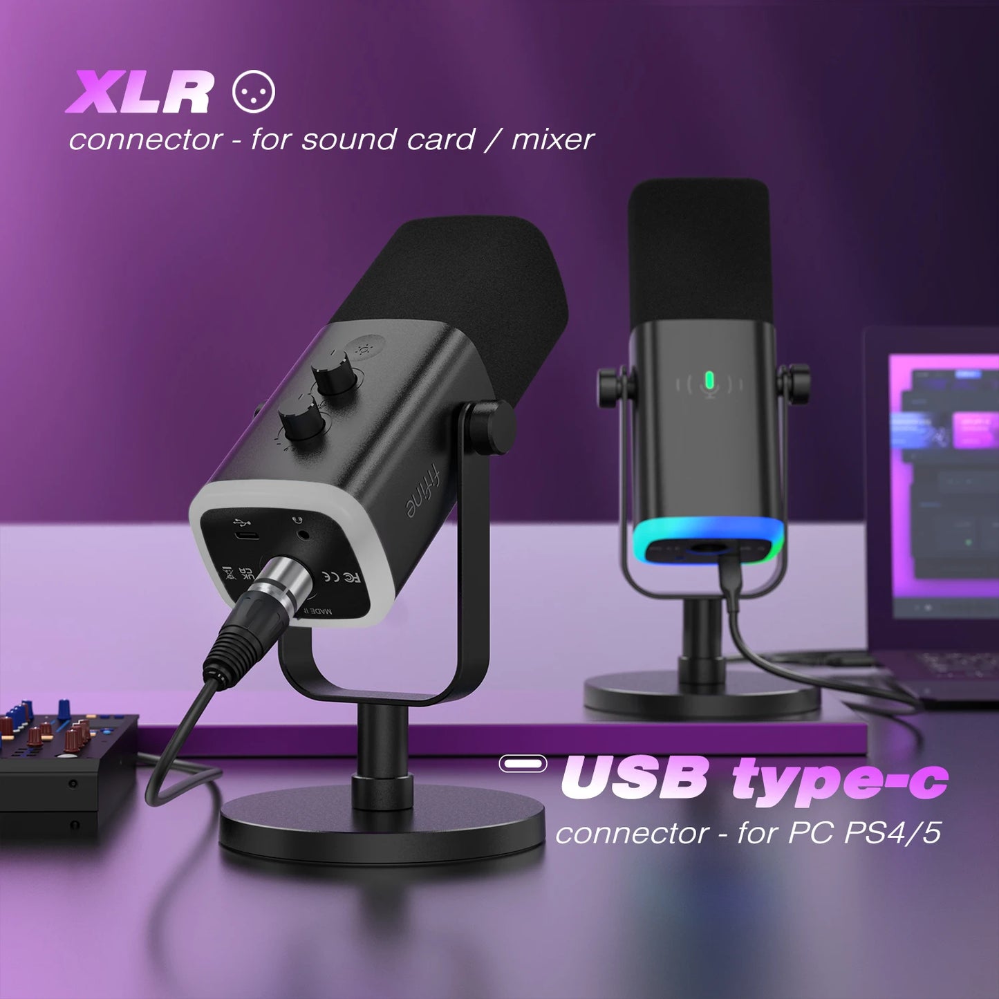 Dynamic Gaming/Streaming Microphone