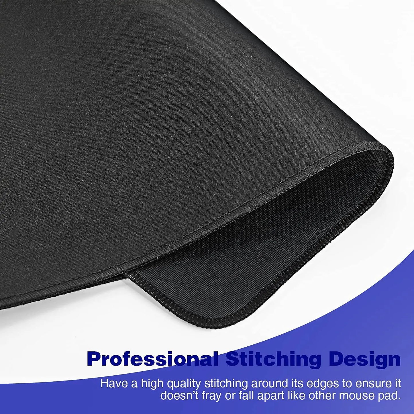 Black Plain Mouse Pad