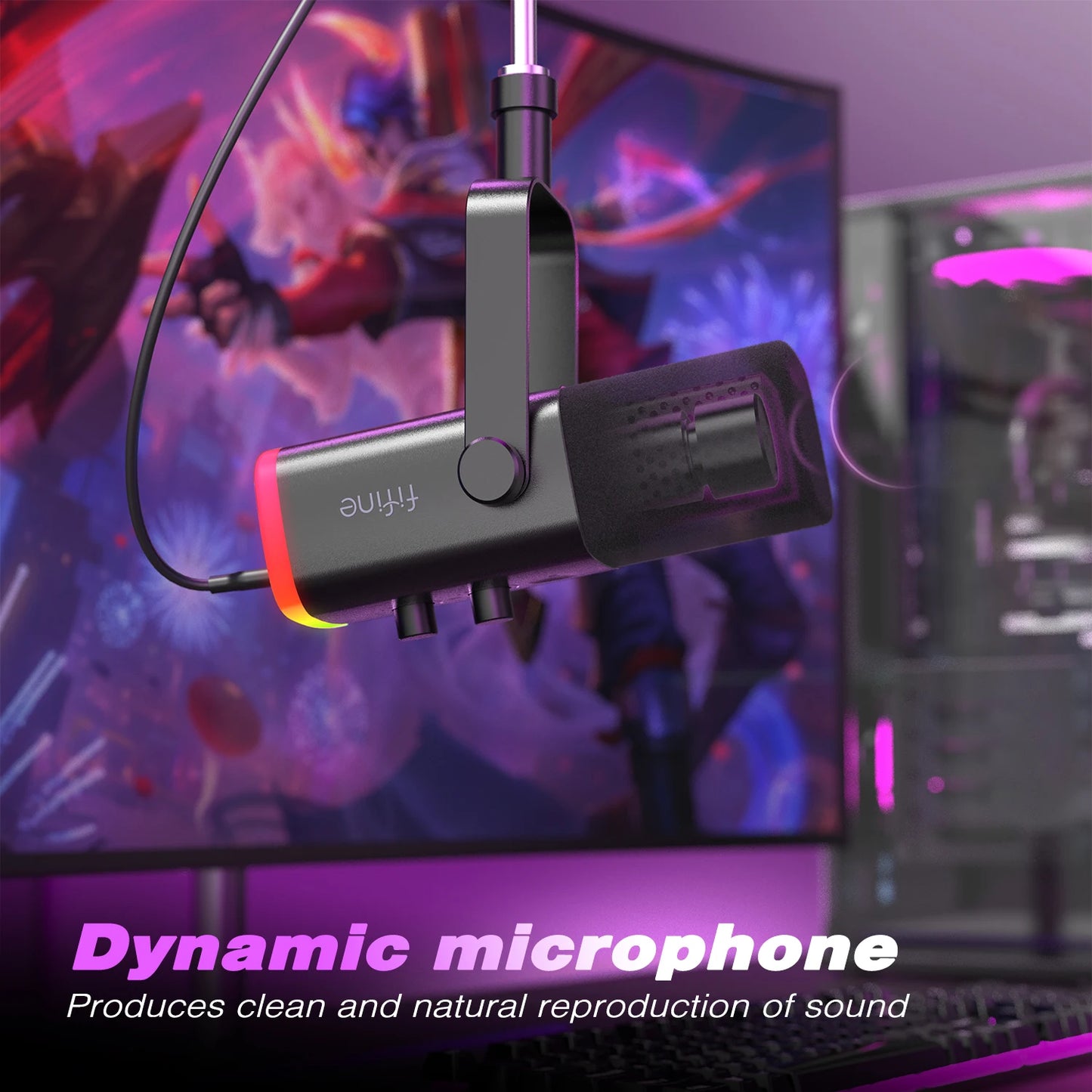 Dynamic Gaming/Streaming Microphone