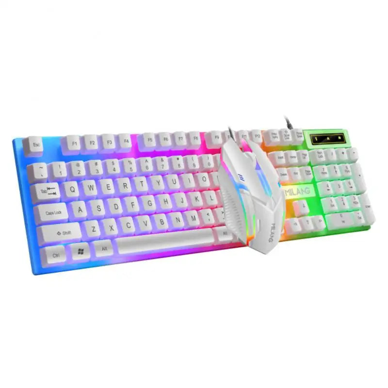 White Wired RGB Gaming Keyboard